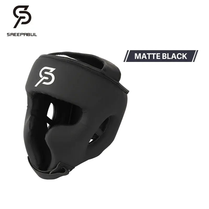Casque de boxe SEAPPEBUL-Noir mat Nakmuay