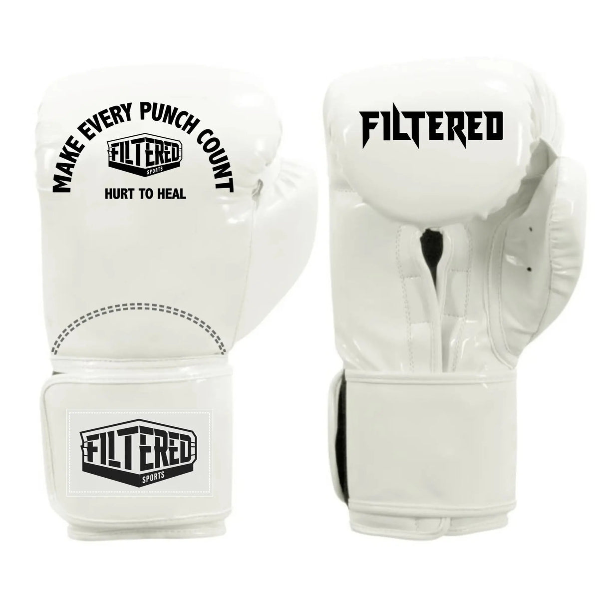 Gants de boxe FILTRED Punch Blanc Nakmuay