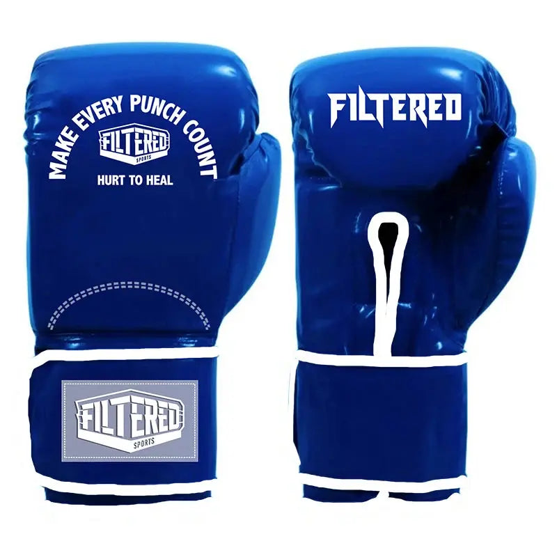 Gants de boxe FILTRED Punch Bleu Nakmuay