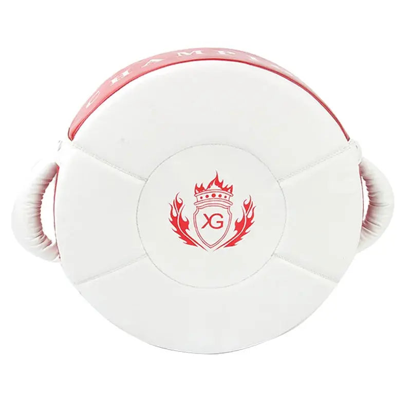 Paos de boxe doubles poignets XUGUAN-Blanc/Rouge Nakmuay